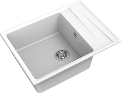 Granfest Мойка кухонная GF-LV-660L иней – фотография-1