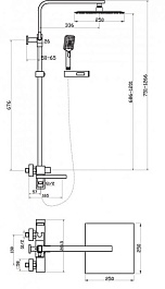 BelBagno Душевая система Luce LUC-VSCM-CRM хром – фотография-2