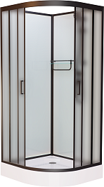 Frank Душевая кабина F400 M Black б/к – фотография-1