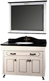 Водолей Мебель для ванной "Изабель 100" F-2 черная – фотография-1