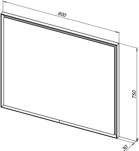 Allen Brau Зеркало Activity 90 1.340028.PWM папирус матовый/олива браш – фотография-4