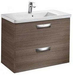 Roca Мебель для ванной Gap 80 тиковое дерево, зеркало – фотография-4