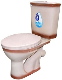 Santeri Унитаз-компакт "Орион" 413062 бежевый – фотография-1