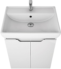 Dreja Мебель для ванной Q Plus (D) 70 белая – фотография-9