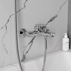 Teymi Смеситель для ванны с душем Hanna T10205 хром – фотография-10