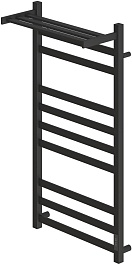 Point Полотенцесушитель электрический Меркурий П9 500x1000 PN83850PB с полкой черный – фотография-1