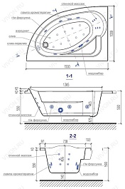Aessel  Акриловая ванна "Луара" (L) – фотография-4