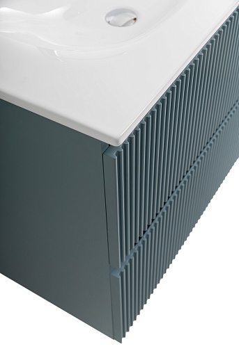 BelBagno Тумба с раковиной Uno 90 подвесная Голубой матовый с раковиной BB-8099-90 – фотография-6