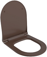Ambassador Сиденье для унитаза Nord тонкое коричневое матовое