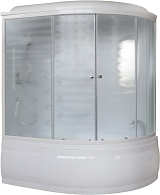 Royal Bath Душевая кабина ALP RB 170ALP-C-L 170x100 L с г/м стекло матовое профиль белый