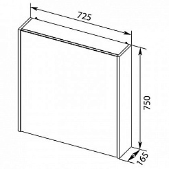 Aquanet Мебель для ванной Остин 75 белая – фотография-8