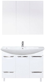 Misty Тумба с раковиной Лаванда 105 с ящиками – фотография-2