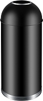 WeltWasser Ведро для мусора WW Robby BL 70L черное матовое