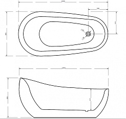 Gemy Акриловая ванна G9235 – фотография-4