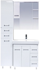 Misty Пенал для ванной Селена 35 L с б/к – фотография-3