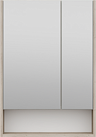 Misty Зеркальный шкаф Мускат 60 дуб галифакс белый