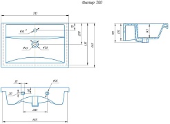 Onika Мебель для ванной Тимбер 70.10 серая/дуб сонома – фотография-13