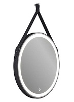 Teymi Зеркало Tiko D50 LED сенсор чёрный кожаный ремень T20902S