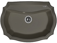 Florentina Мойка гранитная Эмилия 770 антрацит – фотография-1