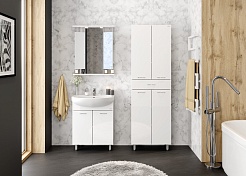 Onika Шкаф пенал Модерн 60.10 белый – фотография-2