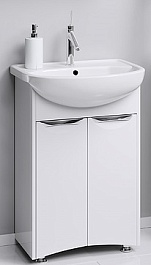 Aqwella Тумба с раковиной Ультра Люкс 55 – фотография-1