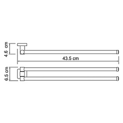 WasserKRAFT Держатель полотенец рога "Lippe  K-6531" – фотография-2