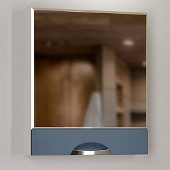 Mixline Зеркальный шкаф Байкал 60 R белый/графит – фотография-3