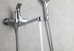 Aquatek Смеситель для ванны Вега AQ1042CR хром – фотография-2