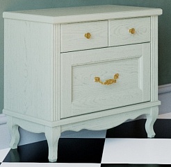 ValenHouse Комод Лиора 65 слоновая кость, фурнитура золото – фотография-1