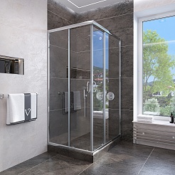 Veconi  Душевой уголок Rovigo RV-113 80x80 – фотография-2