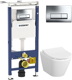 Vitra Комплект: инсталляция Платтенбау  4 в 1 + унитаз Integra с микролифтом – фотография-1