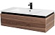 Cezares Тумба с раковиной Slider 100 с 2 ящиками орех дымчатый – картинка-35
