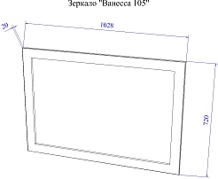 Sanflor Мебель для ванной Ванесса 105/2 белая – фотография-10