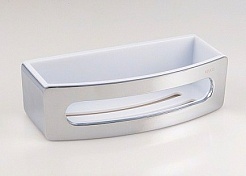 Keuco Полка Elegance new 11658 хром, белая – фотография-3