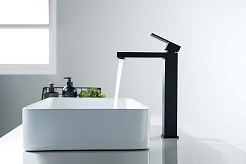 Aquatek Смеситель для раковины Либра AQ1604MB матовый черный – фотография-2