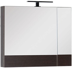 Aquanet Зеркальный шкаф "Нота/Тоника 75" венге – фотография-1