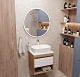 Teymi Тумба с раковиной Ritta 65 дуб эврика/белый матовый T60520 раковина T50209 – фотография-12