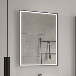 Equil Зеркало Mirage 60 серый муар – фотография-6