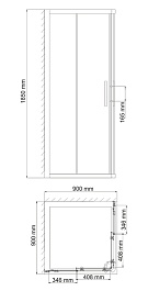 WasserKRAFT Душевой уголок Amper 29S03 – фотография-3
