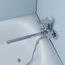 Iddis Смеситель для ванны Joker JOKSB00i10WA универсальный – фотография-6