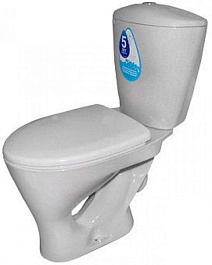 Santeri Унитаз-компакт "Виктория" 415416 белый с краплением – фотография-1