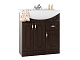 Водолей Мебель для ванной Капри 75 L венге – картинка-6