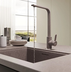 Mixline Смеситель для кухни 35k ML-GS14 (302) песочный – фотография-4