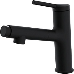 Frap Смеситель для кухни G1052-76 черный – фотография-1