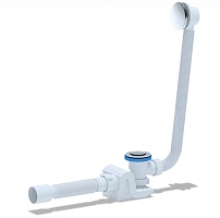 Cezares Слив-перелив для акриловой ванны 422 мм, с гибкой трубой CZR-STP2-01