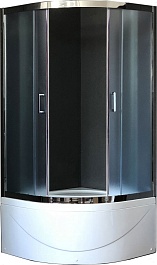 Royal Bath Душевой уголок RB 90BK-C-CH 900x900x2000 – фотография-1