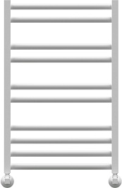 Lemark Полотенцесушитель водяной Melange П10 500x800 белый – фотография-1