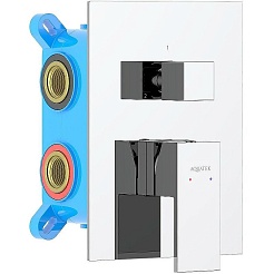 Aquatek Встраиваемый смеситель для душа и ванны Либра AQ1647CR хром – фотография-2