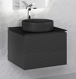 Jorno Тумба под раковину Stone 60 антрацит – фотография-1