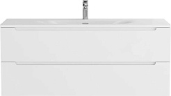 BelBagno Тумба с раковиной Etna 120 подвесная Bianco Lucido с раковиной BB-8099-120 – фотография-2